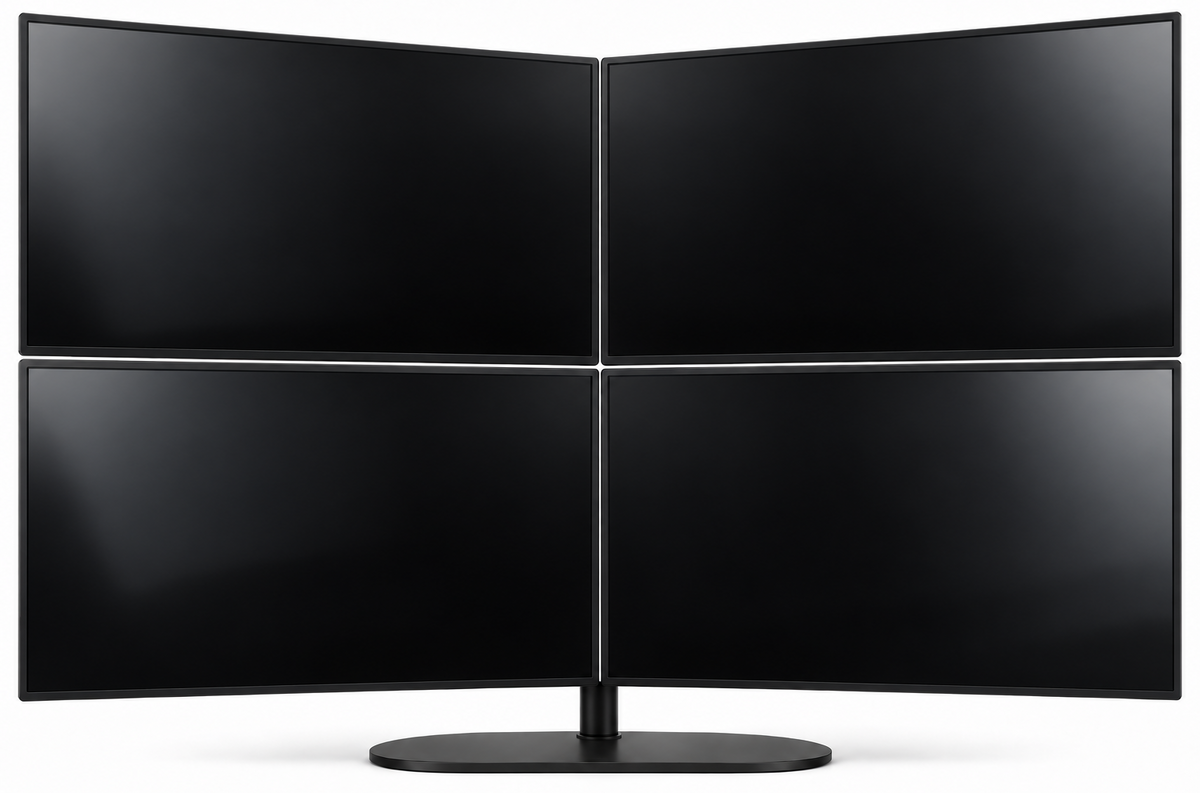 QUAD MULTI MONITOR STAND